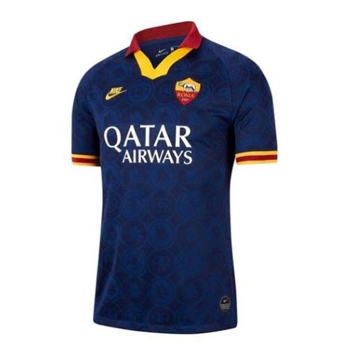 Tailandia Camiseta AS Roma 3ª Kit 2019 2020 Blanco